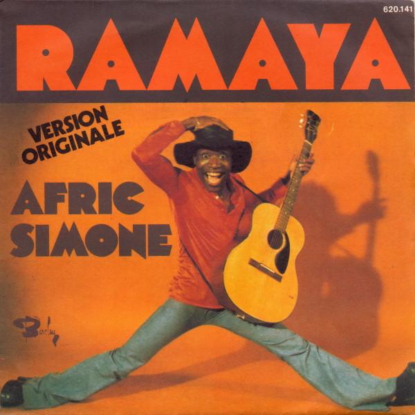 

7-дюймовая пластинка AFRIC SIMONE Ramaya 620141 Barclay 1975 Франция Танцевальная Электроника Б/у