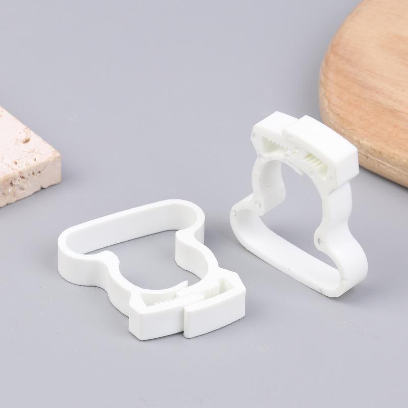 2Pcs Milking Machine Tube Triplet Air Hose Fix Clip Air Hose Plastic Clamps Pulsating Triple Tube Rubber Hose Organizing Clips
