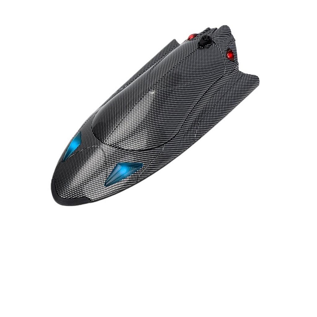 FY011 RC Turbojet Speedboat,2.4G Full‑Proportional,Water‑Cooled,Capsize Reset,LED Light Carbon Fiber Texture Boat