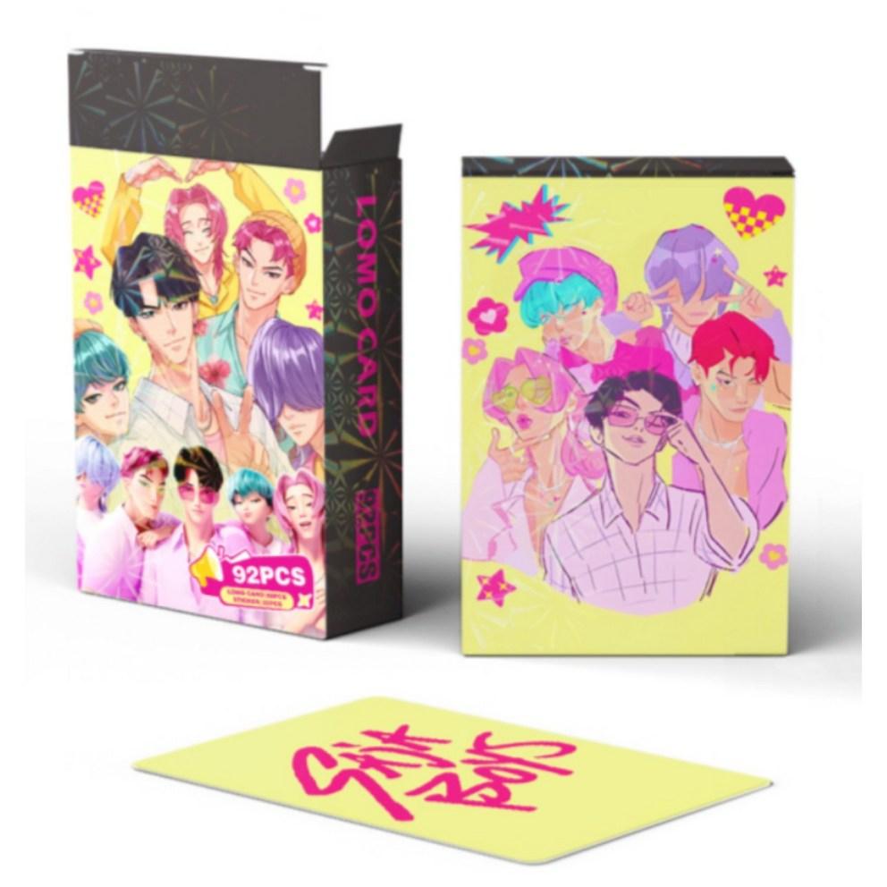 Roman Romeon K-pop underground idol photo cards, 92 sheets