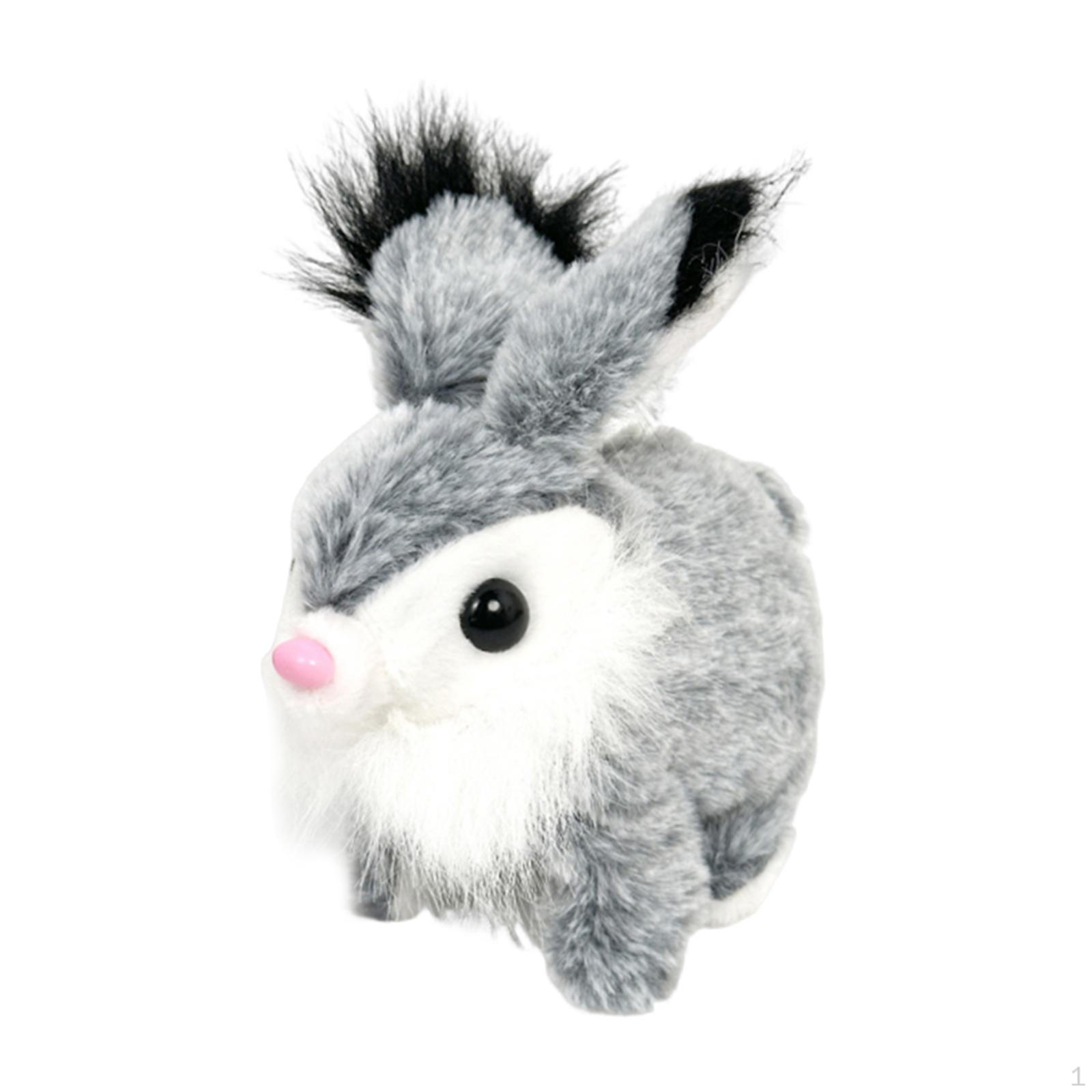 

Игрушка Зайчик Интерактивная Электронная Шевелящиеся Уши Анимированная Ходячая для Девочек и Мальчиков Детская Вечеринка Light Gray