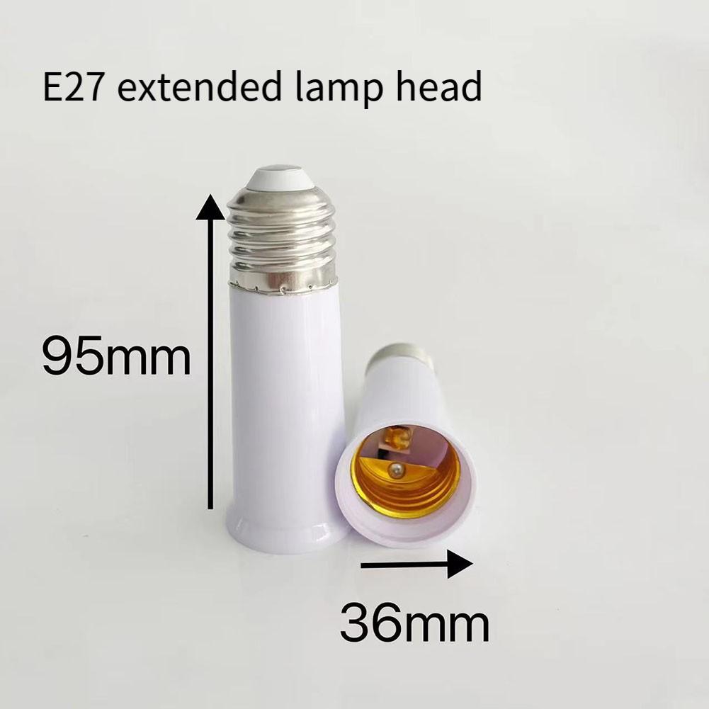 Kompatibel mit LED-Glühbirnen E27 Verlängerungsadapter LED-Glühbirnenadapter
