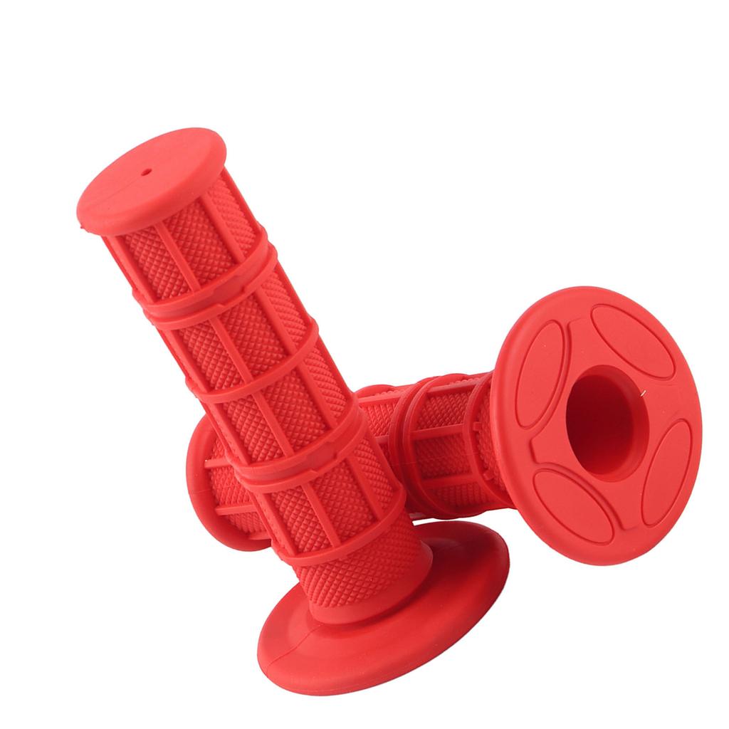 1 par 22 25 mm 7 8 Universal Silikon Motorcykelstyre Handtag Nya Röda