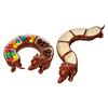 Serving Tray Divided Serving Platter Dachshund 5 Section Cute Container Sectioned Serving Tray Set For Kitchen Cooking Eating