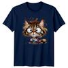 Easily Distracted By Cats And TShirt Kitten Coffee Animal Lovers Birthday