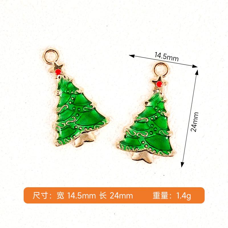DIY jewelry accessories Christmas alloy accessories Alloy elk decoration American pendant Creative oil drop pendant