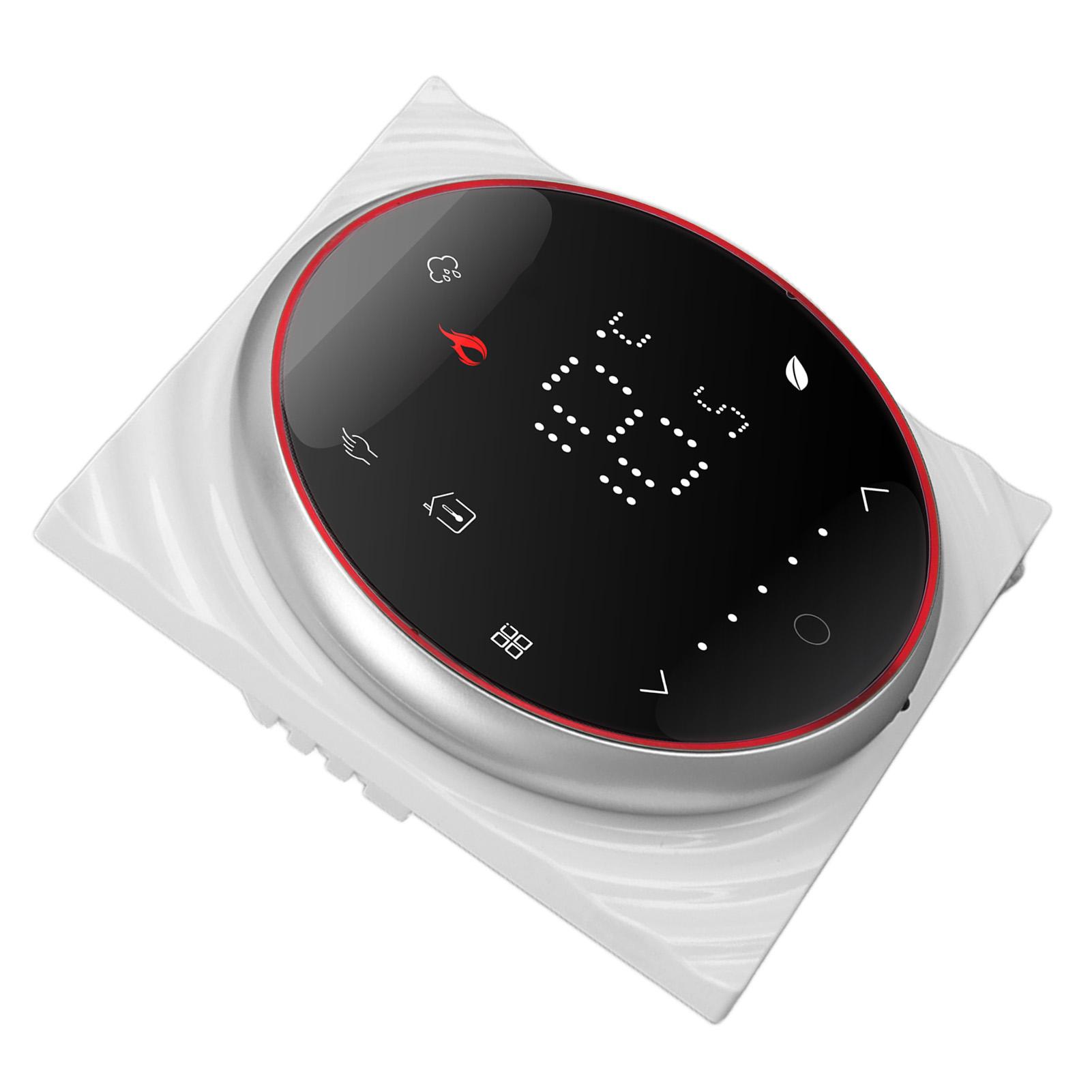 LED Smart Thermostat for Water Heating Programmable Thermostat Accurate 7 Day Programmable Thermostat AC95‑240V   Base