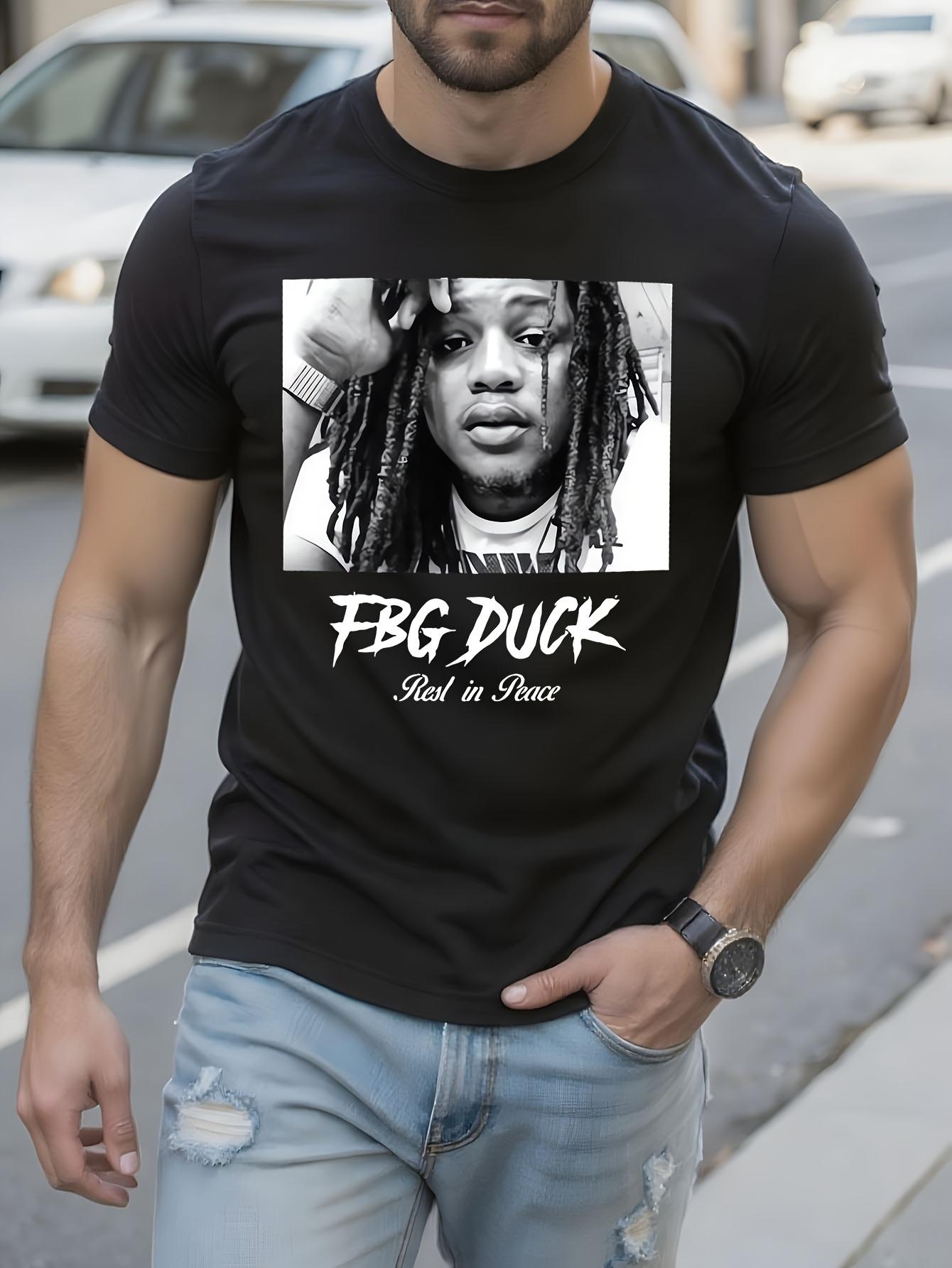 FBG Duck Rest in Peace Cotton Tshirt | Comfort Fit XL