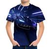 2026 Hot-selling New Anime Sonic The Hedgehog Movie 3D T-Shirt, Blue Lightning Full Print Tee for Kids & Adults, Casual Top