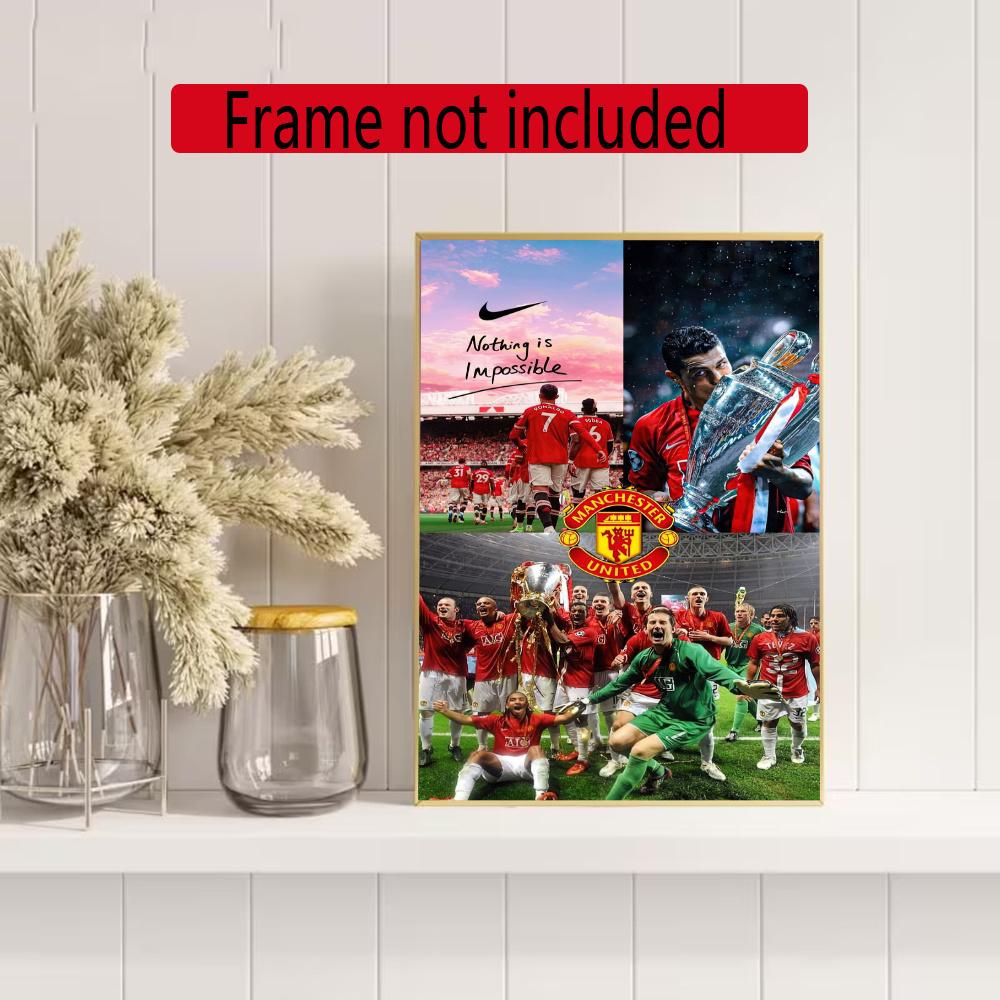 Manchester Diamond Painting Round Diamond Mosaic Rhinestones Diamond Embroidery Craft Kit Wall Decor Without Frame