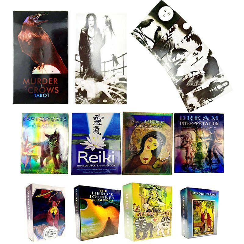 Tarot Card English Board Game Deck With Vivid And Bright Color Patterns