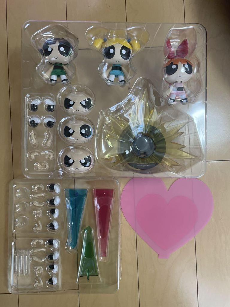 [USED] Powerpuff Girls Figure Trio Version Powerpuff
