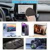 Car Screen Cleaner, 4.72×3.93" Triangle Microfiber Auto Screen Cleaning Pad, Foldable Touch Screen Cleaner Cloth for Vehicle Dashboard LCD Display,