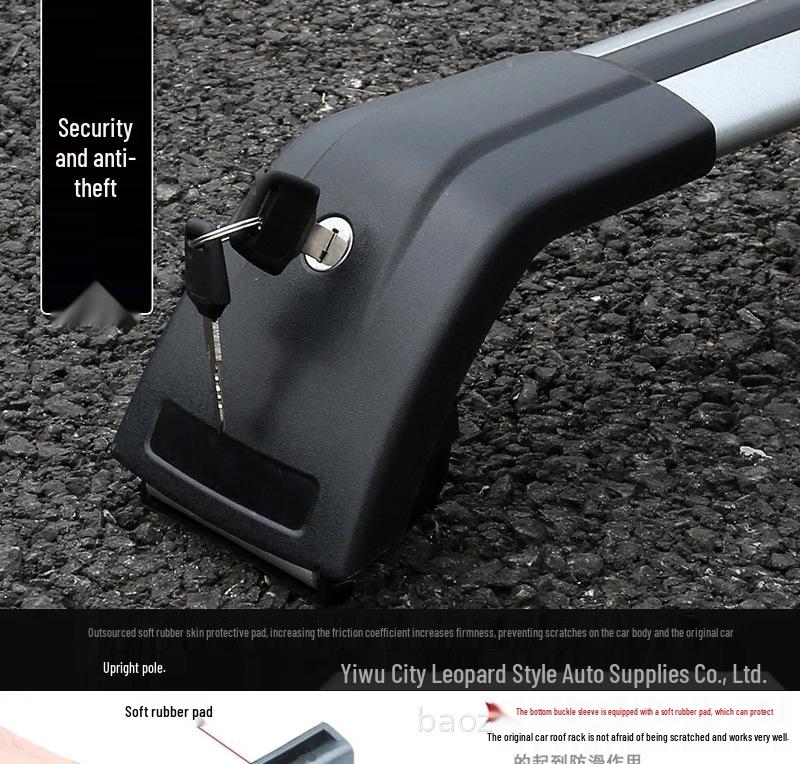 Compatible with Xingtu Lingyun and Lanyue Zhuifeng Car Aluminum Alloy No-Drill Roof Rack Crossbars.