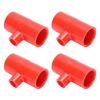 20PCS Chicken Waterer PVC Tee Fittings Automatic Poultry Water Drinker Fittings for Threaded Nipples Waterer Cups