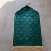 Soft Prayer Mat Thick Sponge Easy To Carry with Tassel Embossed Prayer Mat for Multiple Scenes
