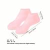 1Pair Socks Exfoliating Moisturizing Anti Dry Cracked Plantar Protection Socks Silicone Socks Foot Skin Care Elastic Socks