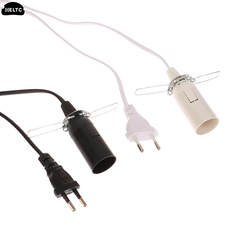 1PCS Salt Lamp Pendant LED Bulb Hang Lamp Suspension Holder EU Plug 1.8m Power Cord Cable E14 Socket Lamp Base With Switch Wire