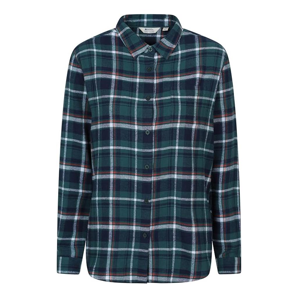 Mountain Warehouse Womens/Ladies Balsam Brushed Flannel Longline Shirt