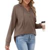 Women's Fashion Casual Hooded Drawstring Solid Color Sweatshirt