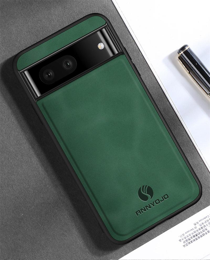 Pouzdra Pro Google Pixel 9 Pro XL Magnetické Matné Kožené Pouzdro na Telefon Pro Pixel 8 7 Pro 8A 7a 6 9 Pro Měkký Silikonový Nárazník Kryt Ochrany Objektivu Fotoaparátu
