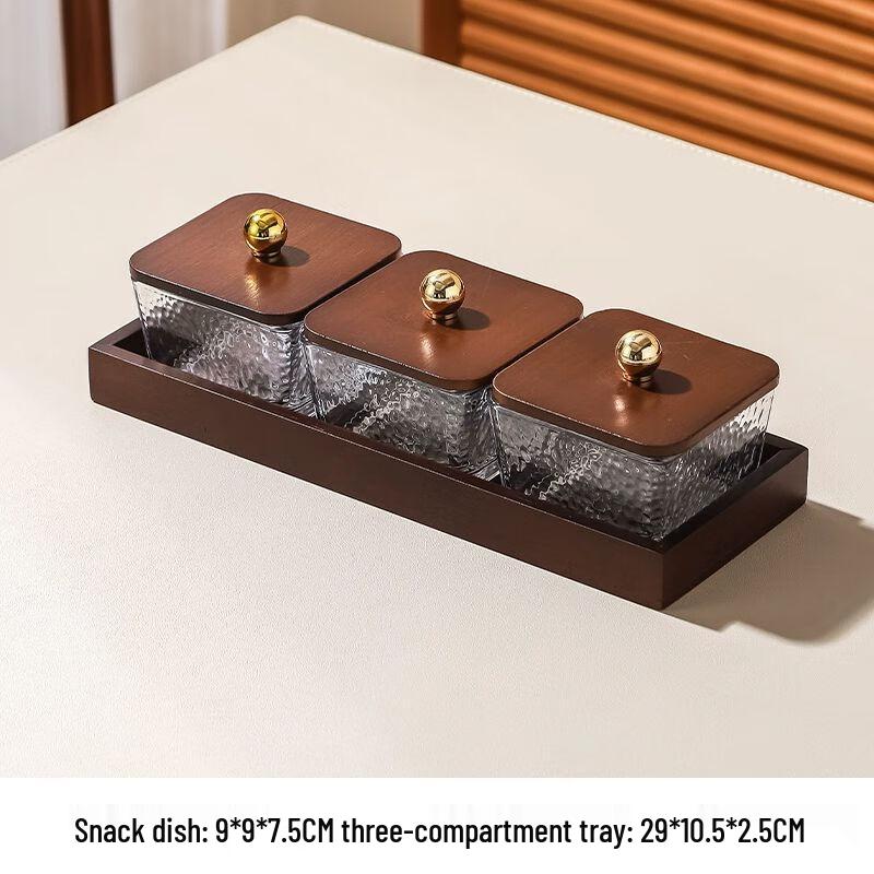 

European Style Glass Snack & Fruit Serving Platter