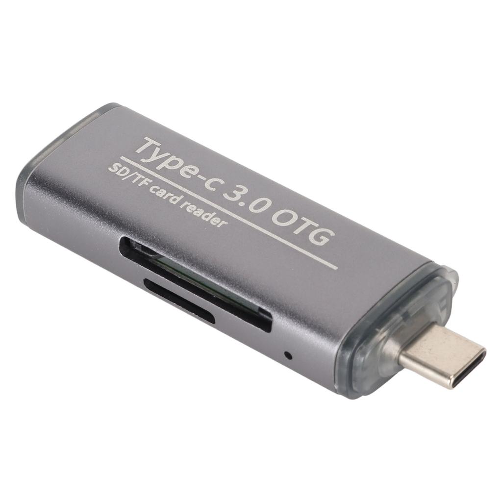 3 in 1 USB Storage Card Reader 5Gbps Plug and Play Portable OTG Card Reader with Lanyard for Phone