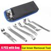 6PCS Edelstahl Auto Audio Tür Dash Trim Removal Installer Hebel-werkzeug Set Auto Innere Entfernung Werkzeug Mit Tasche