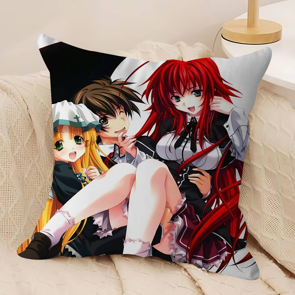 Anime H-High School DxD Pillow Cushion Cover Pillowcase Living Room Sofa Home Decor Customized