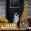 Oversized Weatherproof Doorbell Switches Solid Brasses Constant LED Light Easyly Installation For Home Front Door