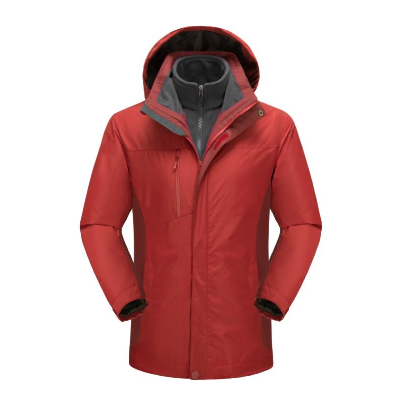 Three-in-One Detachable Softshell Jacket: Waterproof, Warm & Windproof