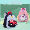 Children Cartoon Car Backpack With Durable Polyester Lining For Preschoolers