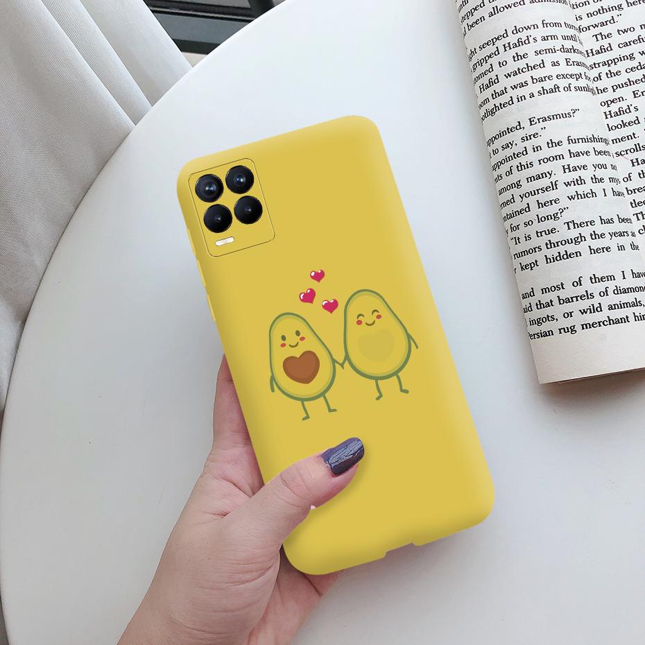 For Oppo Realme 8 Pro Case Cute Painted TPU Silicone Shockproof Soft Back Phone Cover for Realme 8 Pro Global Version 6.4" Case