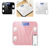 Elliptical Bluetooth Body Weight Scale With Fat And Hydration Test For Dorm Room Use