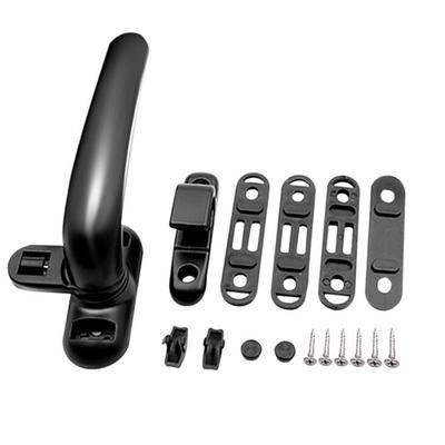 Aluminum Alloy Casement Window Handle Latches Plastic Steel Push Open Door Window Lock Buckle Replacement Parts Window Stopper