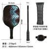 Pickleball Racket Carbon Fiber Fiberglass Plate Racket Hole Ball
