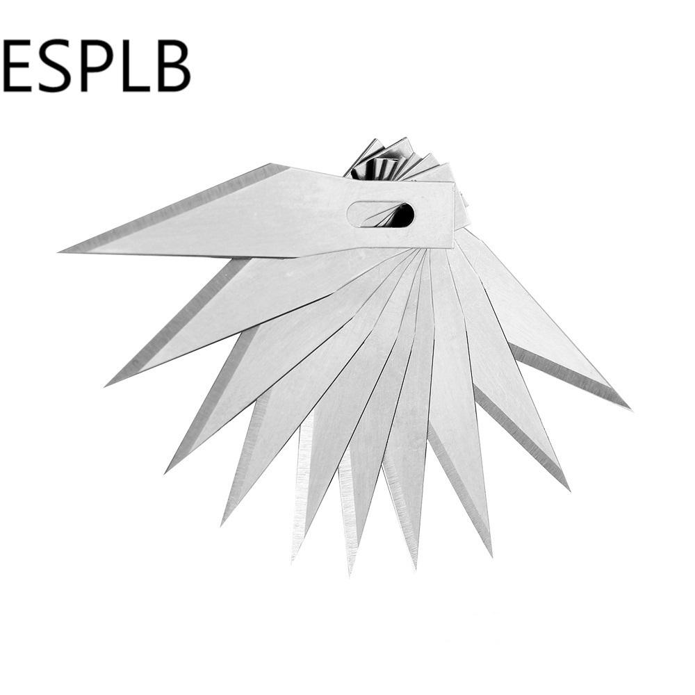 50/100 szt. #11 Ostrza skalpela Stal nierdzewna Grawerowanie Metal Rzeźbienie w drewnie Nóż Zamiennik Ostrza rzemieślnicze