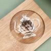 Mini Crystal Teapot Figurine Clear Glass Teapot Teapot Sculpture  Ornament  Living Room