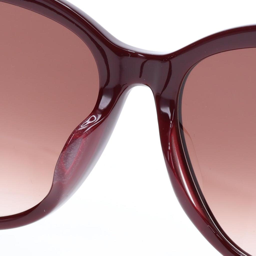 Balenciaga Sunglasses for Men and Asian UV Women, Fit, Protection, Burgundy, BB0183SA-004 [Used]