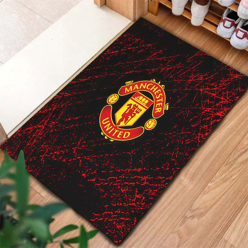 Manchester United F Carpet Rug for Living Room Bedroom Home Sofa Decoration,Kids play Non-slip Floor Mat