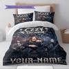 Name Custom Ozzy Pattern Bedding Set Quilt Cover Pillowcase Home Decor Gift (1 * Duvet Cover + 2 * Pillowcase, Without Core)