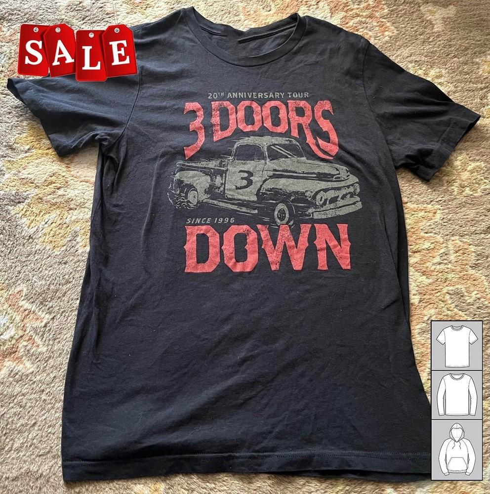 New 3 DOORS DOWN 20th Anniversary Gift For Fans Unisex S-5XL Shirt UK207 Unisex T-Shirt