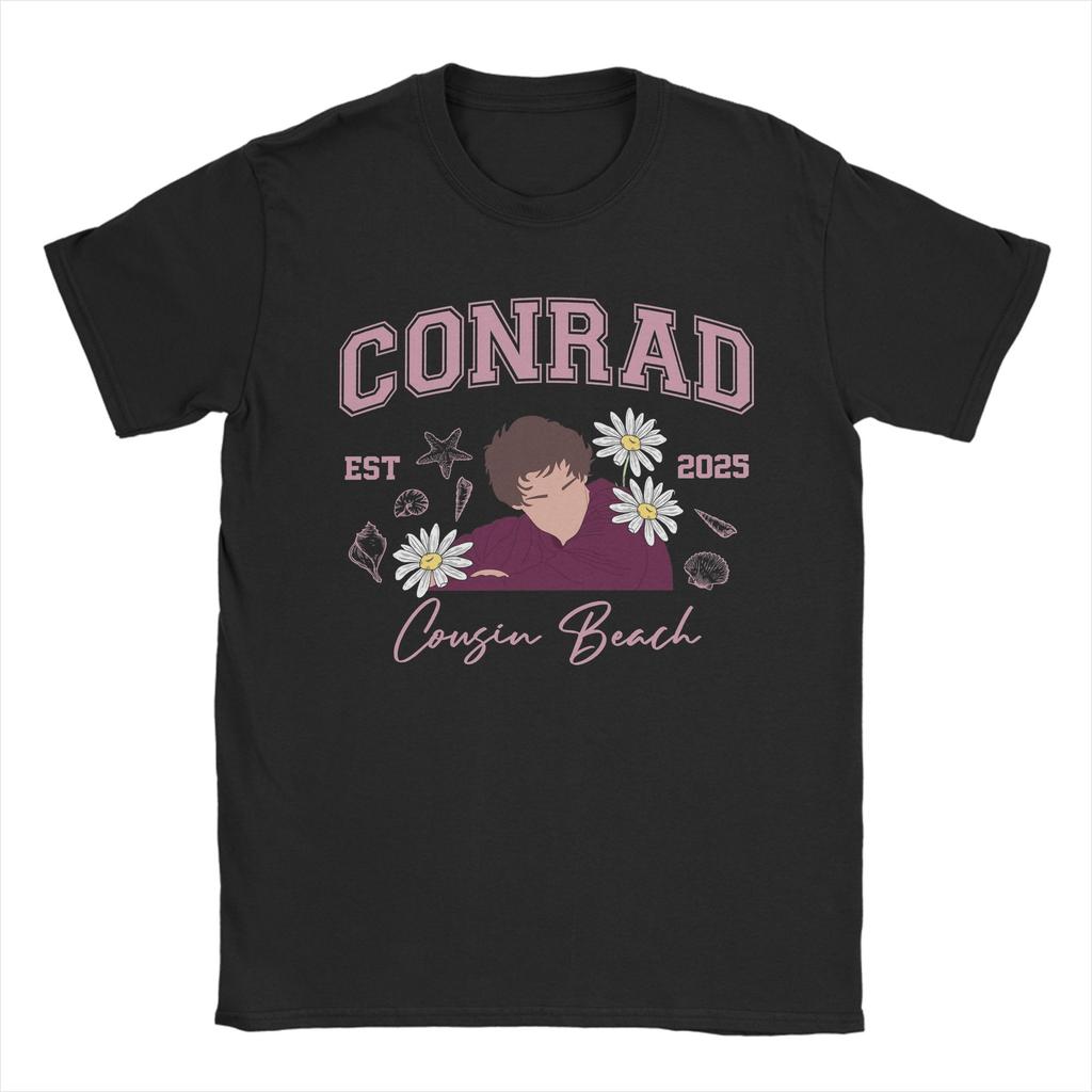 Team Conrad T-Shirt Man  Streetwear Pure Cotton T Shirts Summer O Neck Hipster Tees Cheap Oversized Clothing