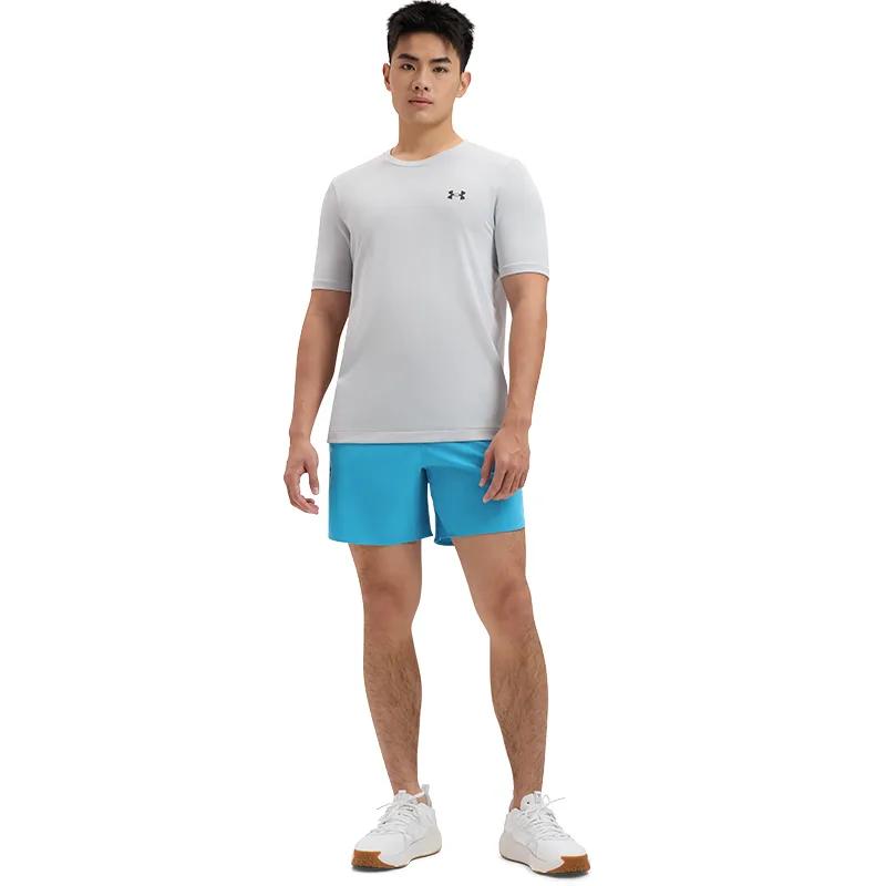Under Armour RUSH Seamless Short Sleeved T Shirts Men's White (Unisex) T-Shirts 1376781 100