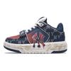 MLB Chunky Liner Skateboard Shoes Unisex Mid top Red/Blue 3ASXCDN3N-50NYD(Team408-)
