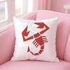 Auto Cool A-Abarth S-Scorpion Cushion Cover Pillow Case Soft Skin Friendly Fabric Comfort & Concealed Zipper