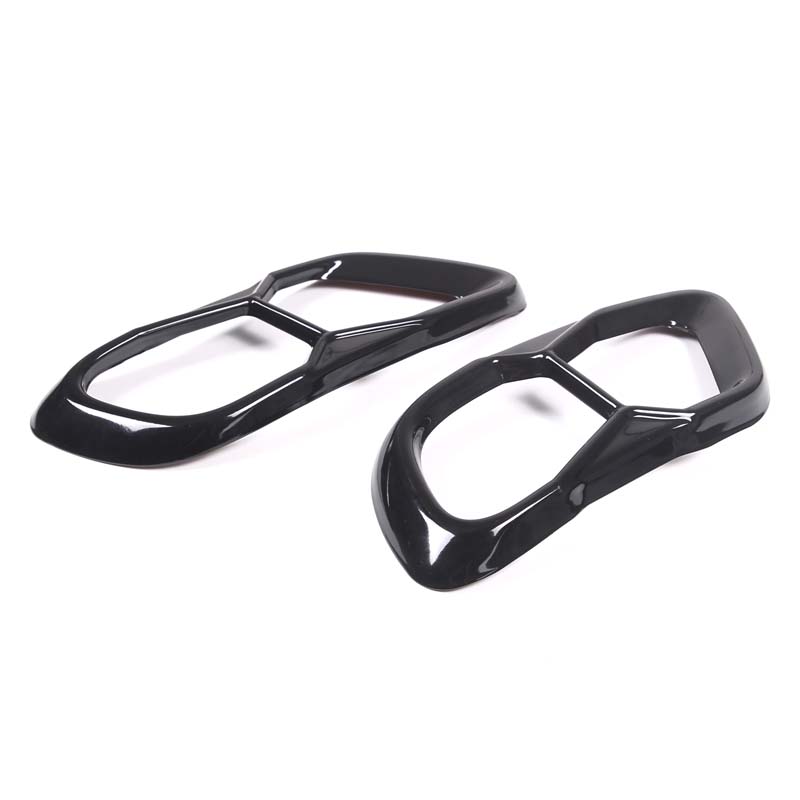 Stainless steel Car Pipe Throat Exhaust Outputs Tail Frame Trim Cover For BMW X5 G05 X6 G06 X7 G07 2019-2026 (M60) Accessories