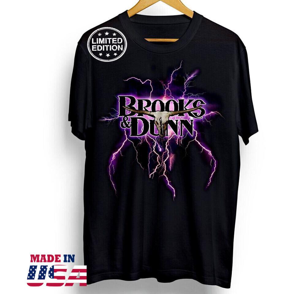 

Brooks And Dunn Shirt LIGHTNING Funny Black Vintage Gift Men Women Unisex T-Shirt XXL
