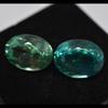 16.23 Ct Natural Sapphire Bluish Green Oval Pair Certified Fabulous Gemstone