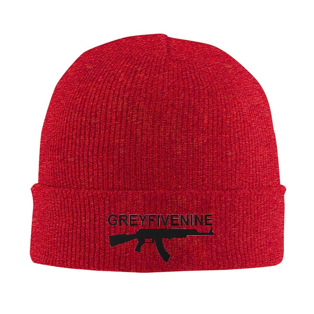 

Кепка-бини AK Knitted Hat Зимняя шапка Теплая Новая Сераяfivenine SuicideBoys Кепка для унисекс Женщин